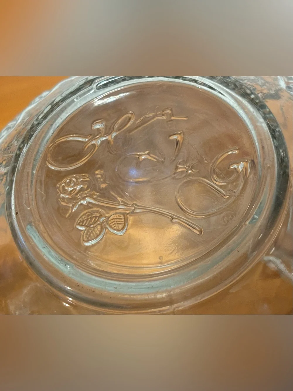 Home Interiors Round Glass Vase
